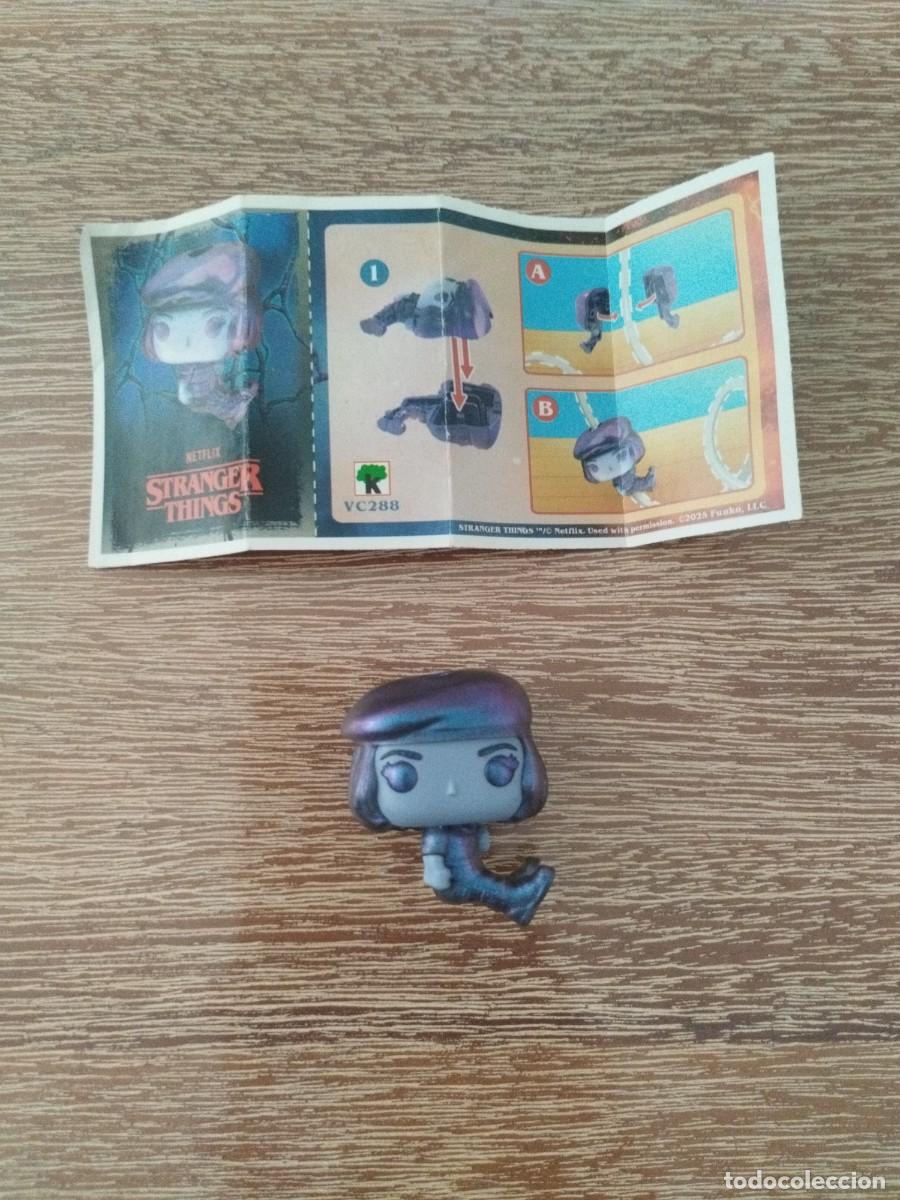 Figuras de Goma Kinder: Figura Kinder Joy - Nancy Del Reves - VC288 - Stranger Things 2025 - Mini Funko Completo - BPZ
