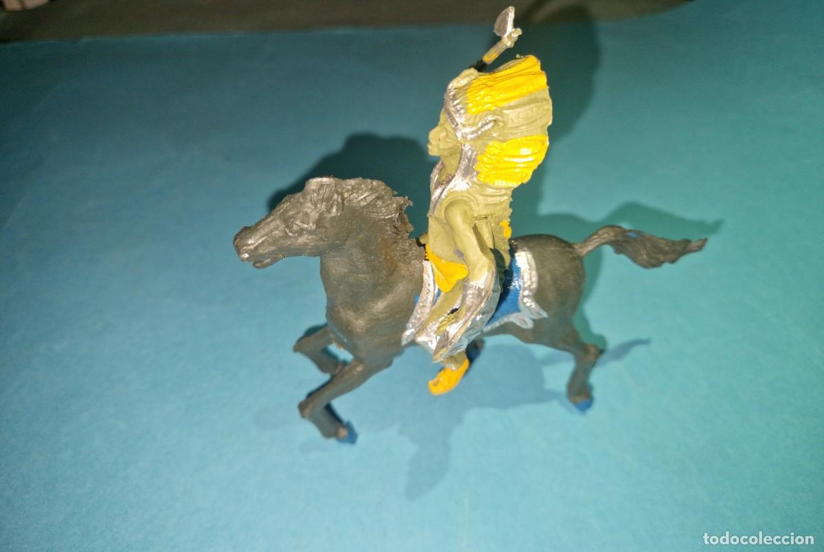 Figuras de Goma y PVC: INDIO CON CABALLO, FIGURAS DEL OESTE