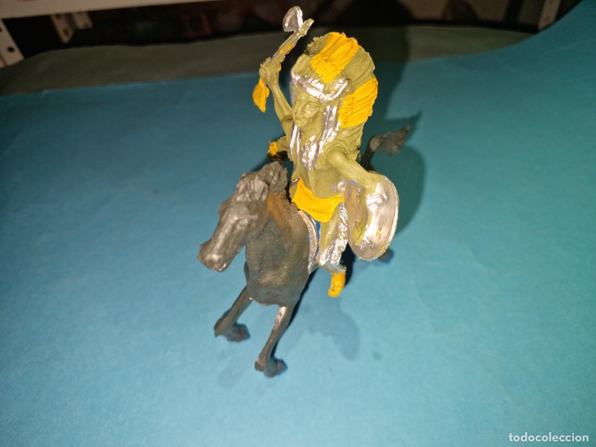 Figuras de goma y PVC: INDIO CON CABALLO, FIGURAS DEL OESTE - Foto 3
