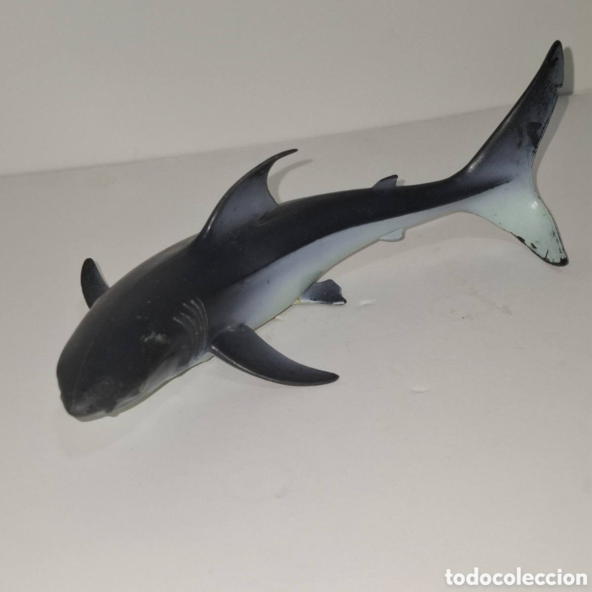 Figuras de Goma y PVC: FIGURA DE PVC MADE IN PORTUGAL SCHLEICH TIBURON TIGRE SERIE ANIMALES SALVAJES ZOO