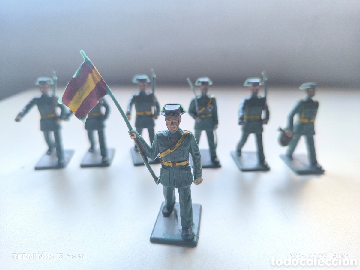 Figuras de Goma y PVC: Desfile guardia civil reamsa 7 unidades