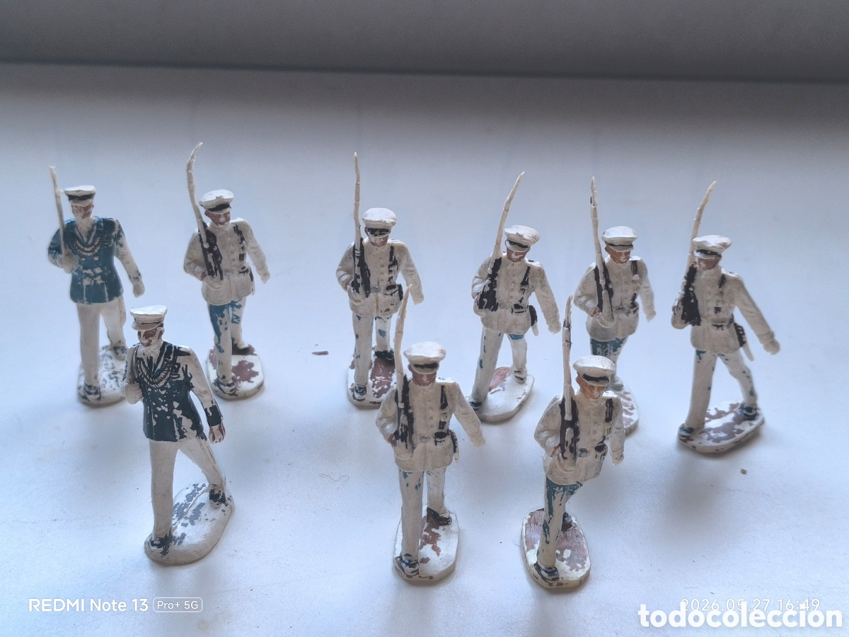 Figuras de Goma y PVC: 9 militares desfile goma PVC reamsa?