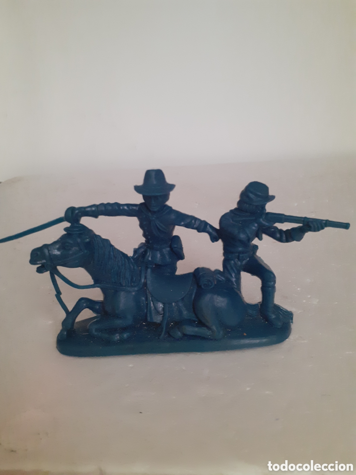 Figuras de Goma y PVC: FIGURAS BATALLA LITTLE BIG HORN PLASTICO CUSTER ATLANTIC,REAMSA,JECSAN