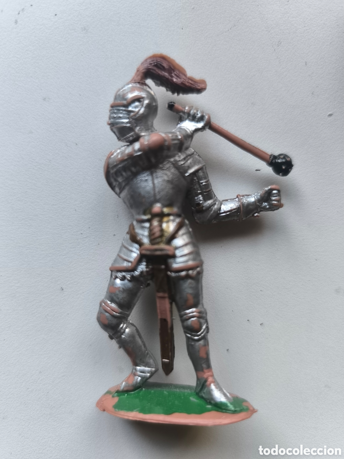 Figuras de Goma y PVC: JECSAN ORIGINAL SOLDADO CABALLERO MEDIEVAL SERIE PR&Iacute;NCIPE VALIENTE A&Ntilde;OS 60-70