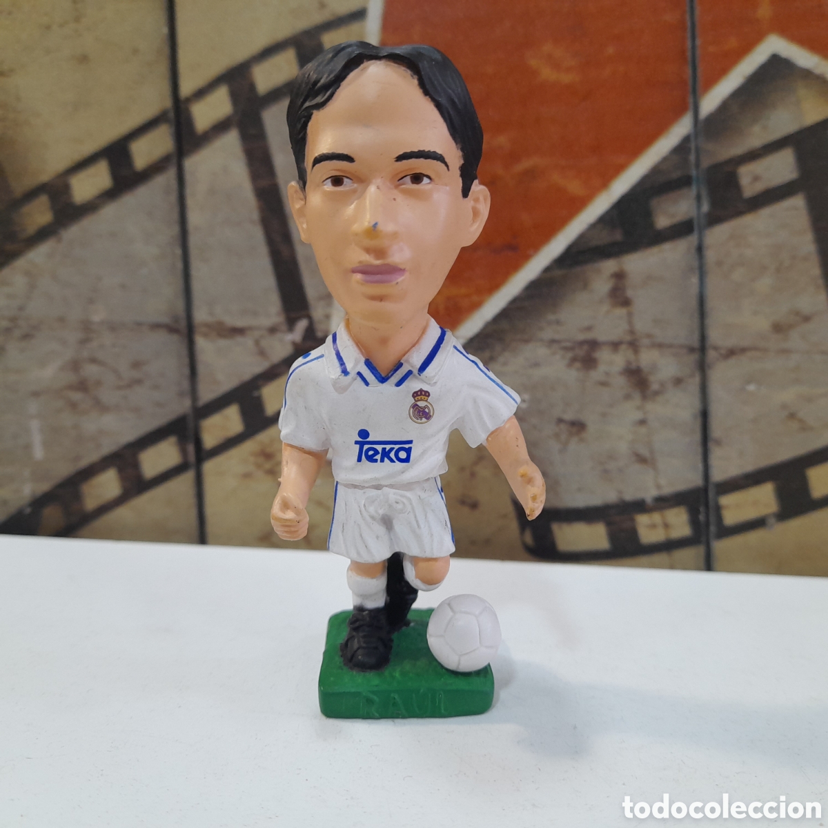 Figuras de Goma y PVC: Figura Real Madrid: Ra&uacute;l