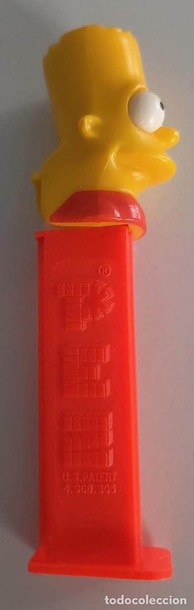 Figuras de goma y PVC dispensador PEZ: PEZ DE BART SIMPSONS - Foto 2