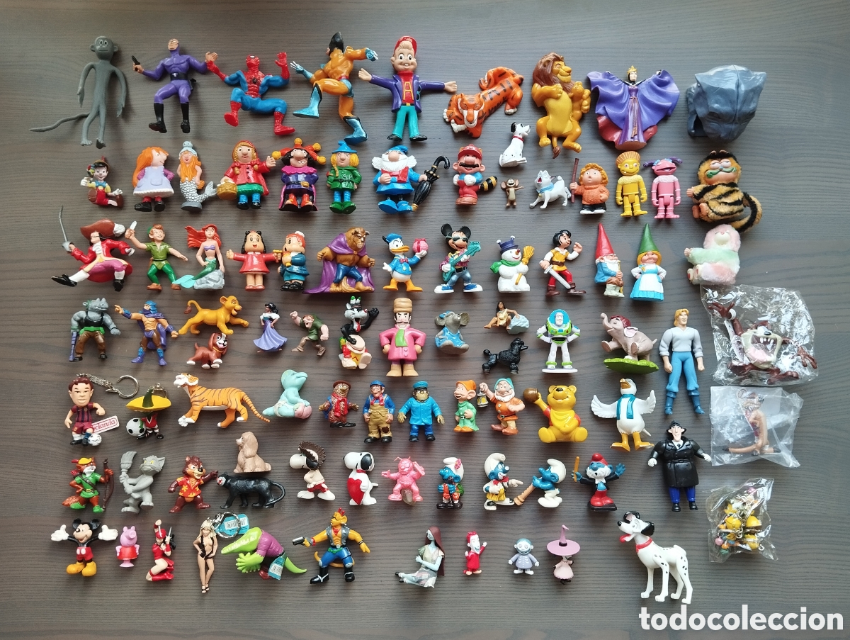 Gummi- und PVC-Figuren: Lote de mu&ntilde;ecos variados