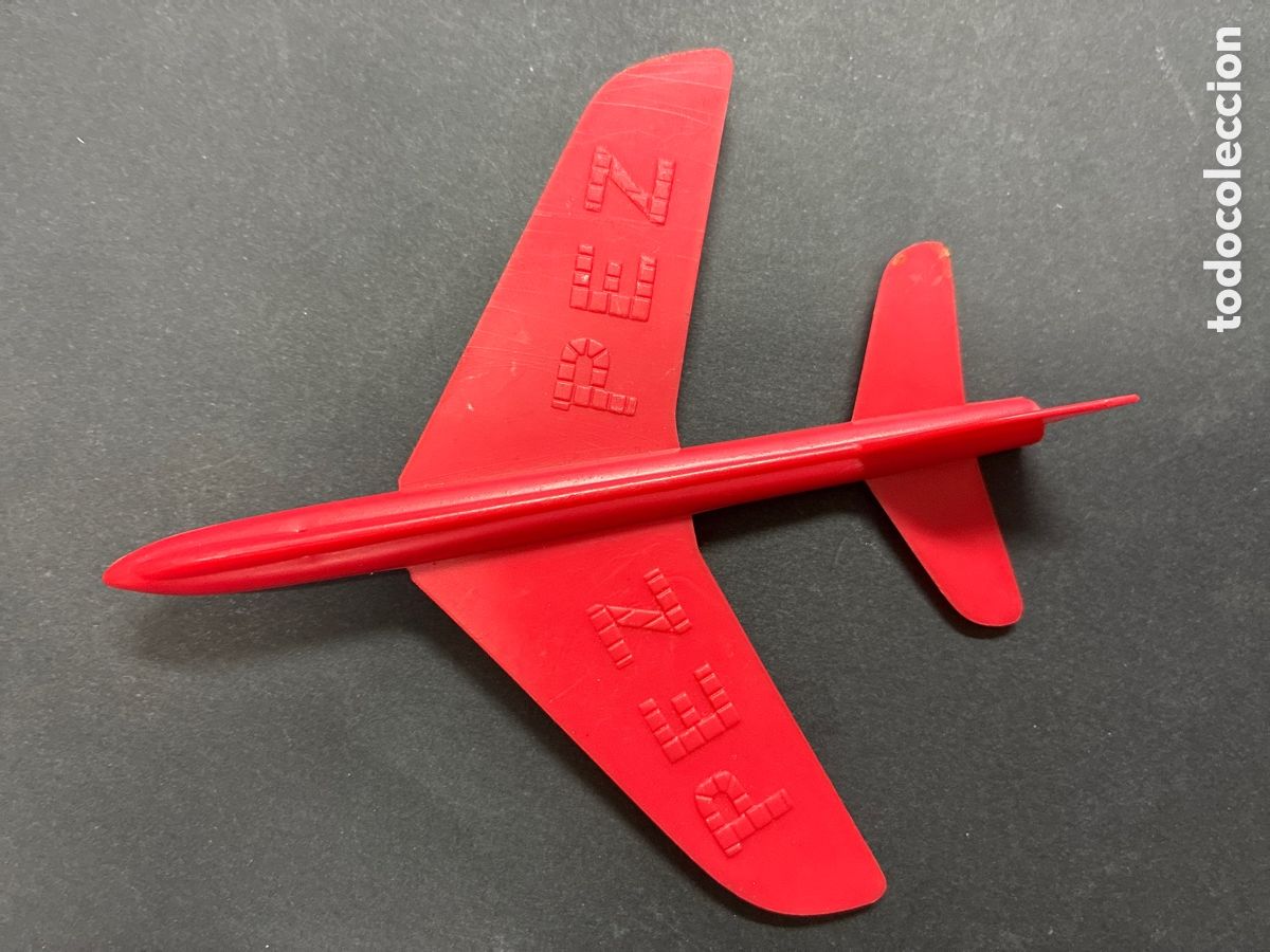 Figuras de Goma y PVC Dispensador PEZ: ANTIGUO AVION CARAMELOS PEZ MIDE 12 CMTS