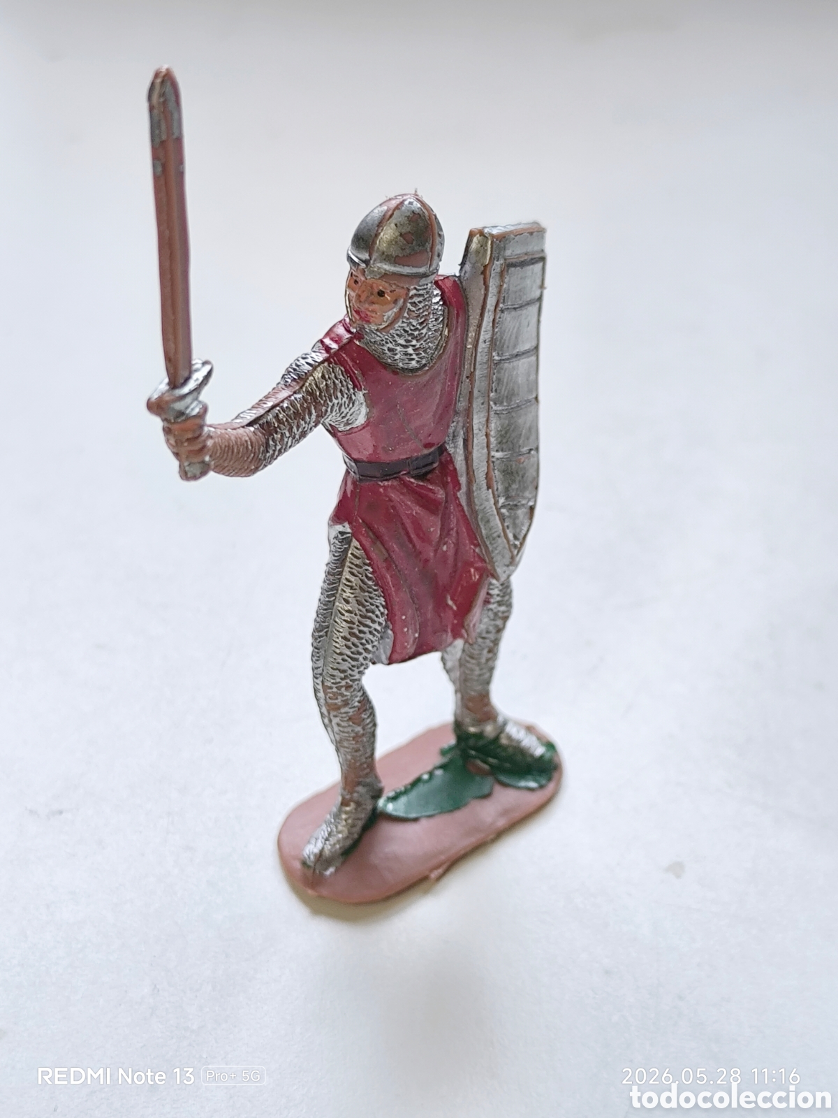 Figuras de Goma y PVC: Guerrero mediaval jecsan serie cruzados