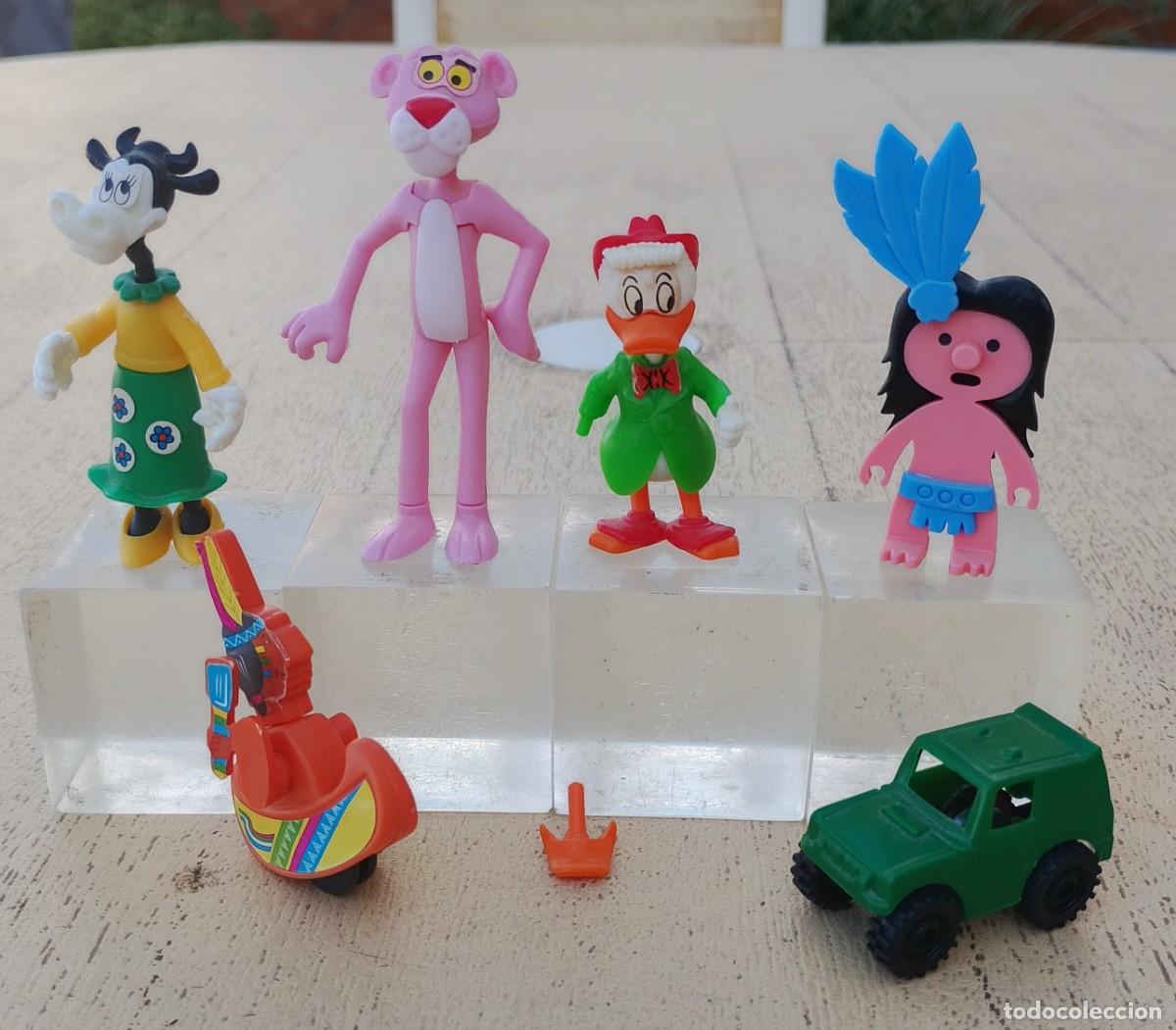 Figuras de Goma Kinder: Lote de Figuras y Piezas de Kinder para Completar o Reparar