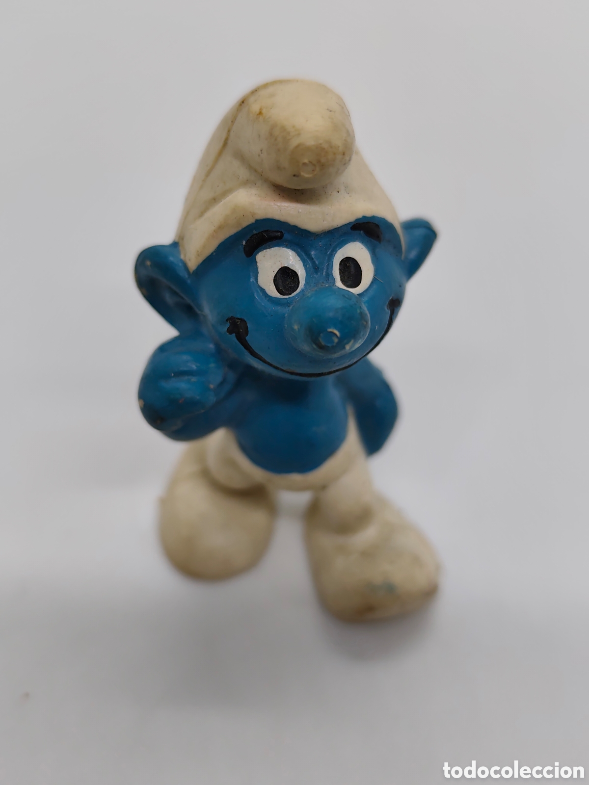 Figuras de Goma y PVC: Figura Bully Peyo - pitufo - Germany