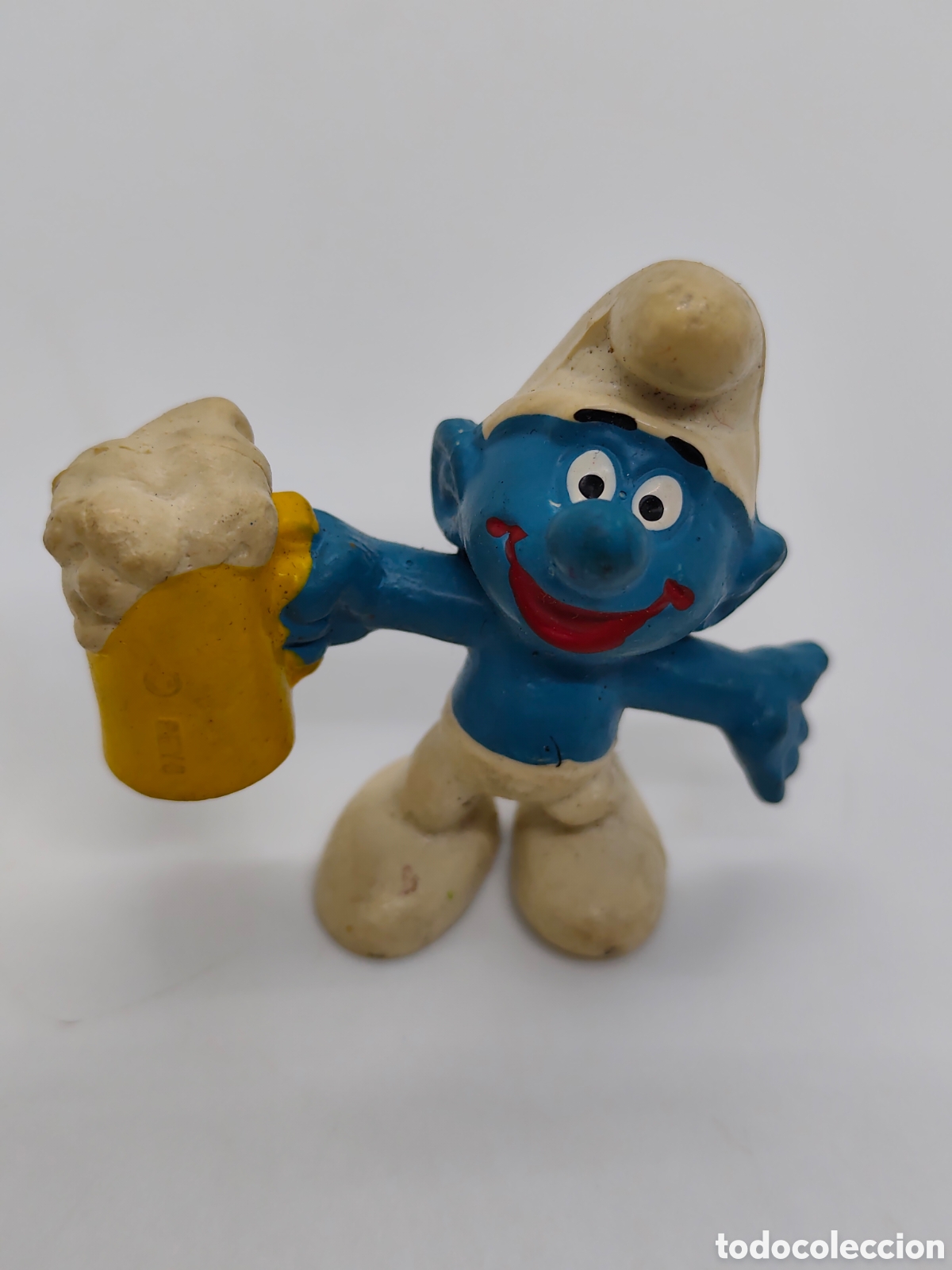 Figuras de Goma y PVC: Figura Bully Peyo - pitufo- Germany