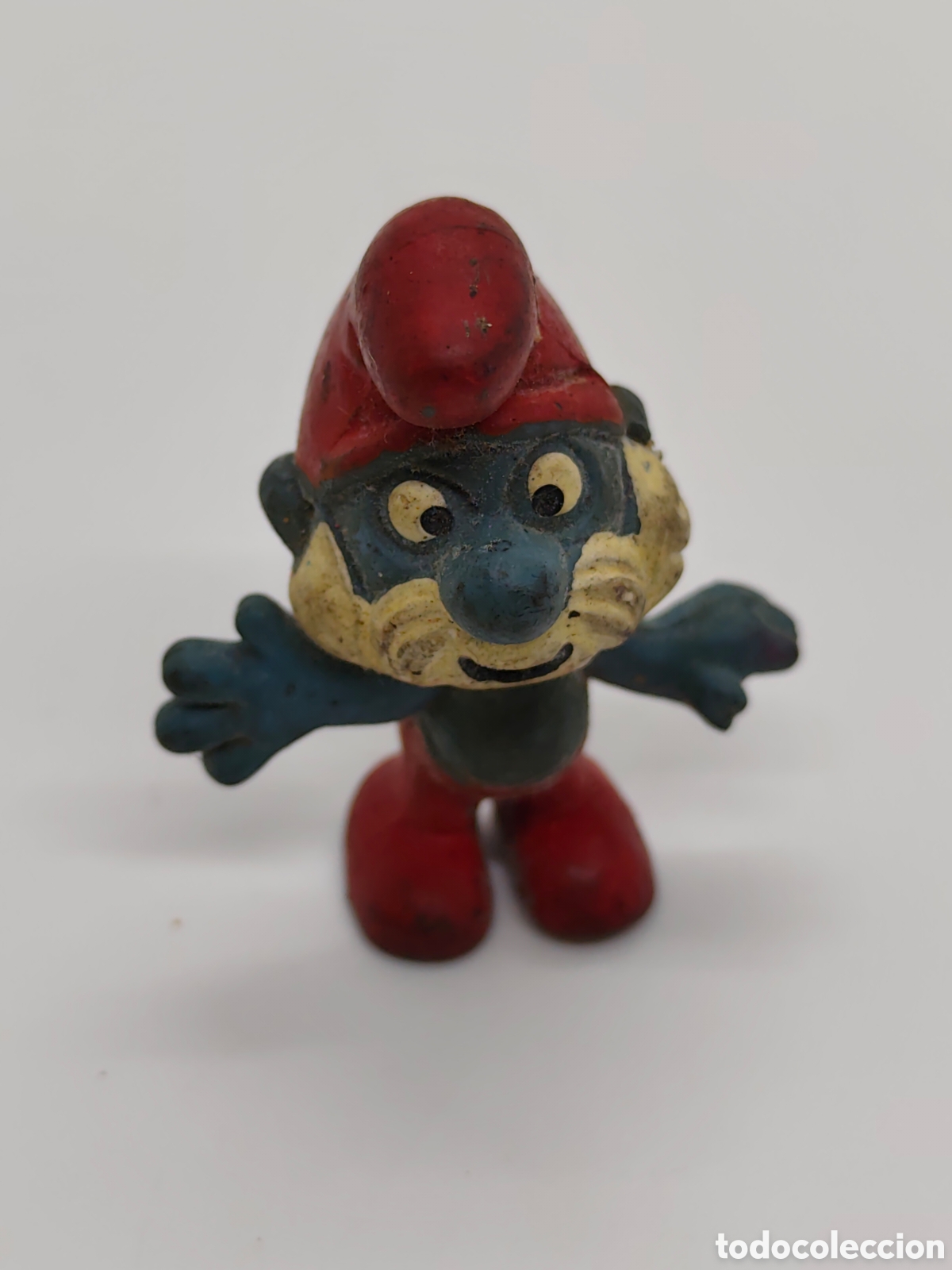 Figuras de Goma y PVC: Figura Bully Peyo - Pap&aacute; pitufo - Germany