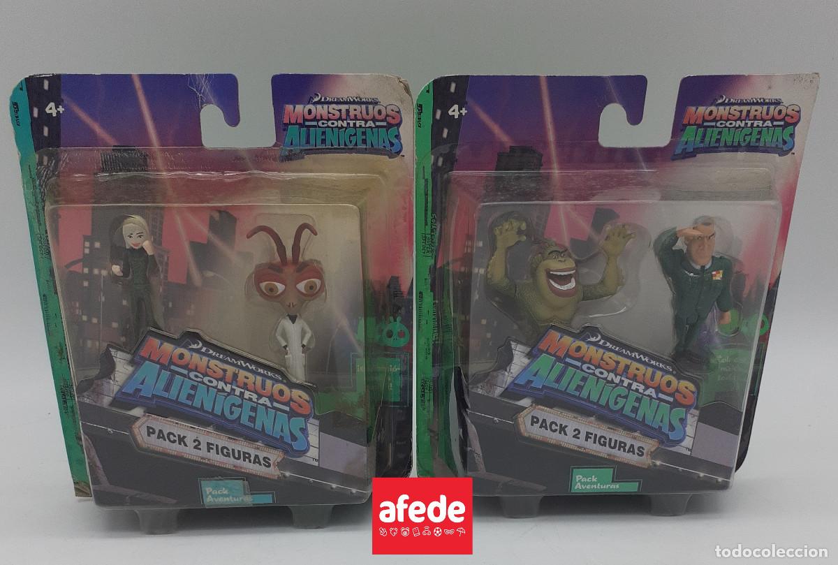 Figuras de Goma y PVC: BLISTER MONTRUOS CONTRA ALIENIGENAS
