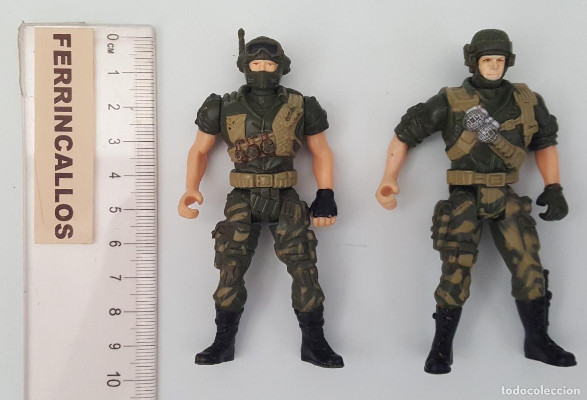 Figuras de Goma y PVC: LOTE 2 FIGURAS ARTICULADAS SOLDADOS &iquest;THE CORPS, LANARD?