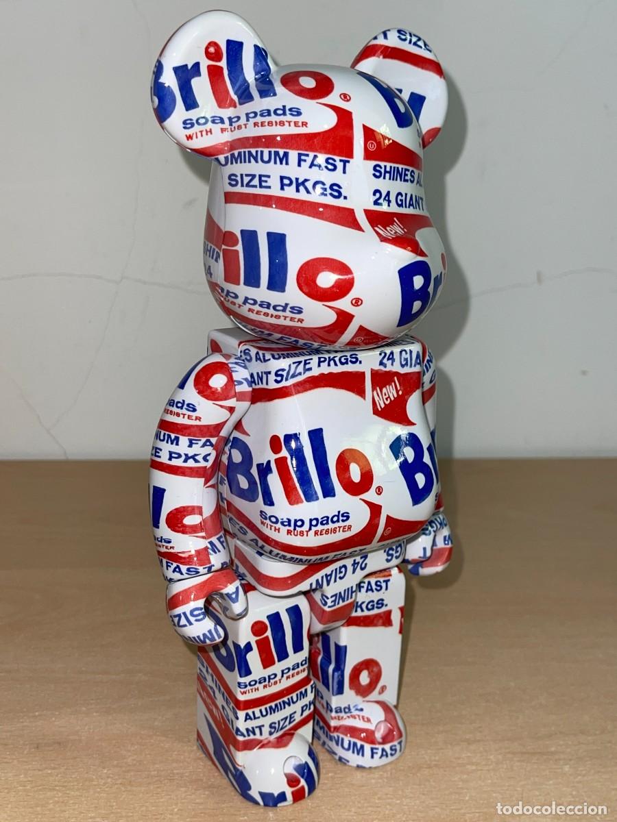 Figuras de Goma y PVC: Figura Bearbrick Andy Warhol 400% 28 cm. Medicom Toy pop art campbells brillo