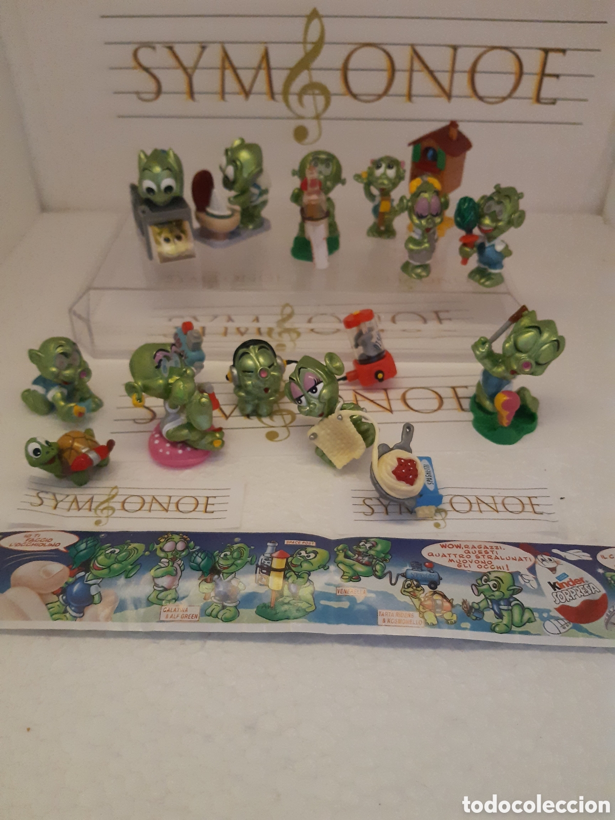 Figuras de Goma Kinder: Colecci&oacute;n completa marcianos Kinder Sorpresa Saturnini