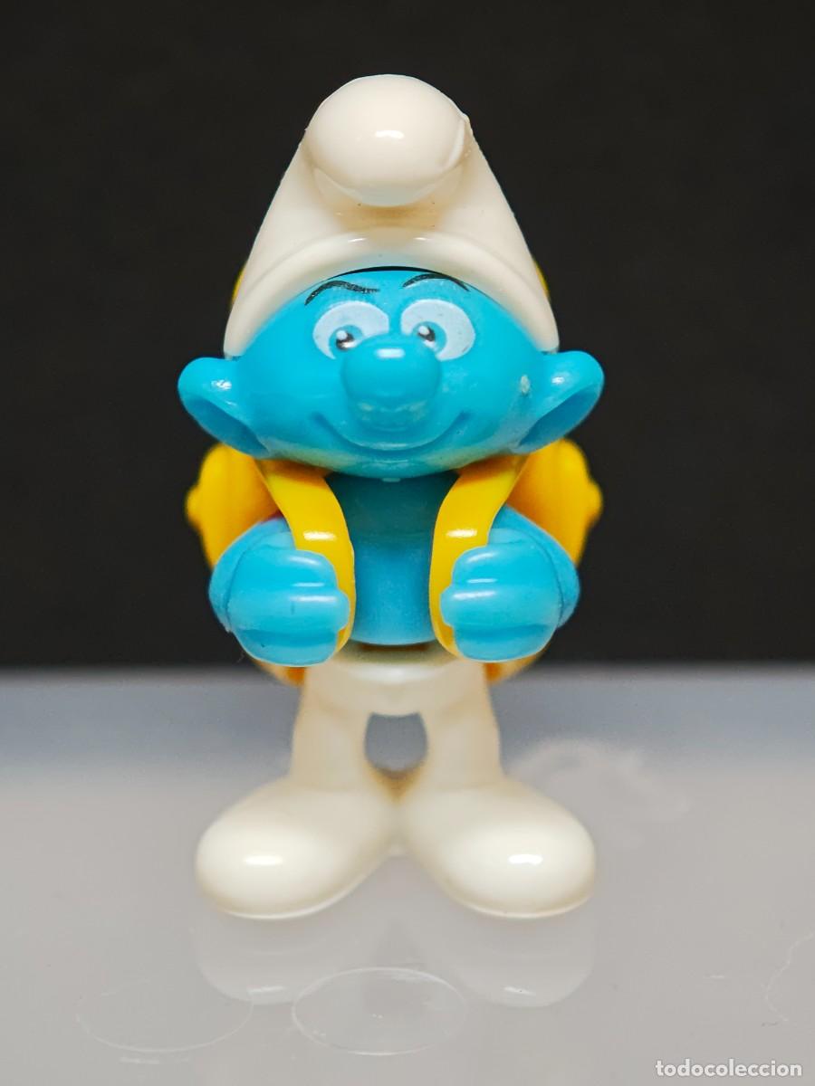 Figuras de Goma Kinder: FIGURA KINDER PITUFO EXCURSIONISTA