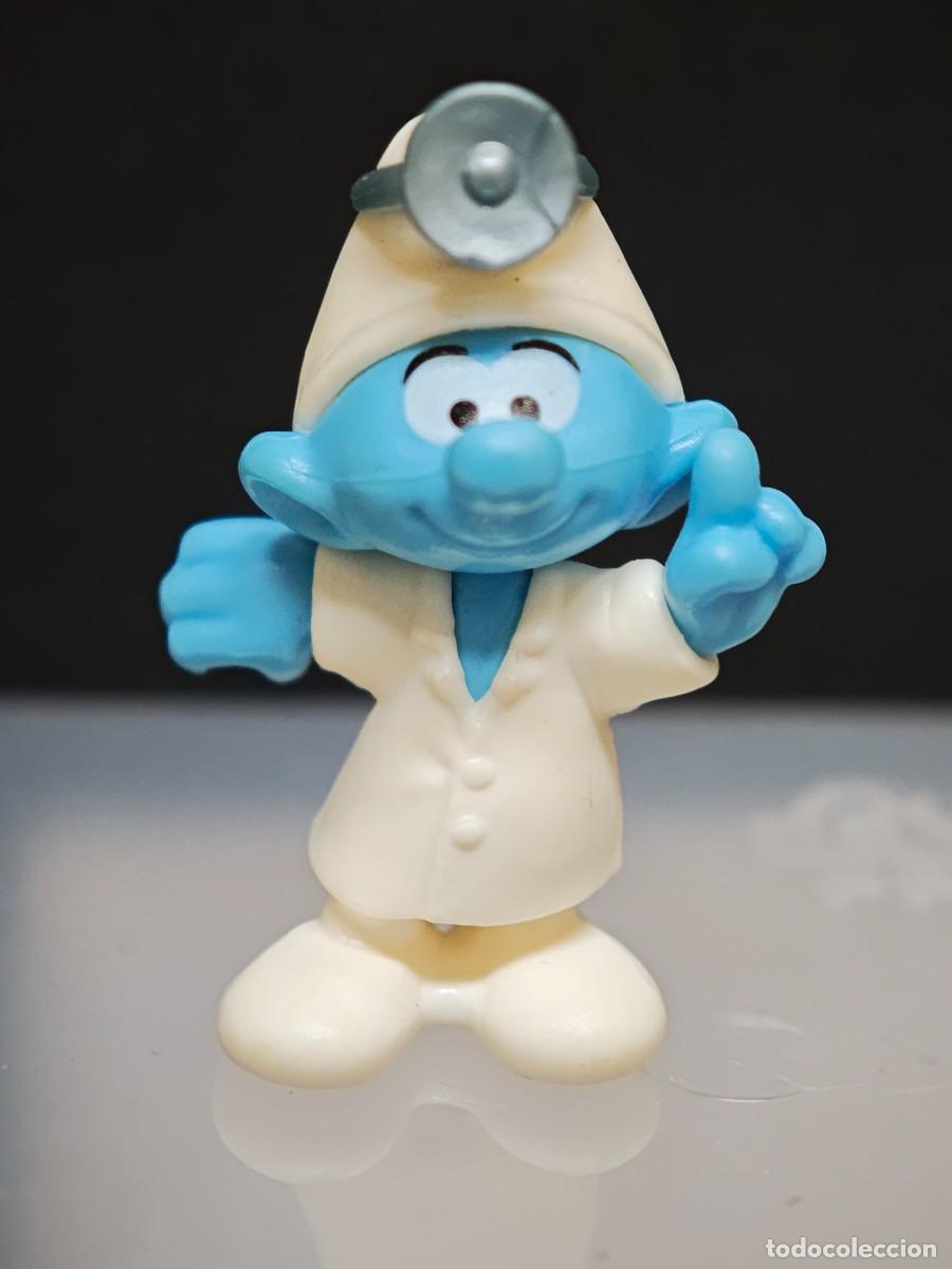 Figuras de Goma Kinder: FIGURA KINDER PITUFO MEDICO