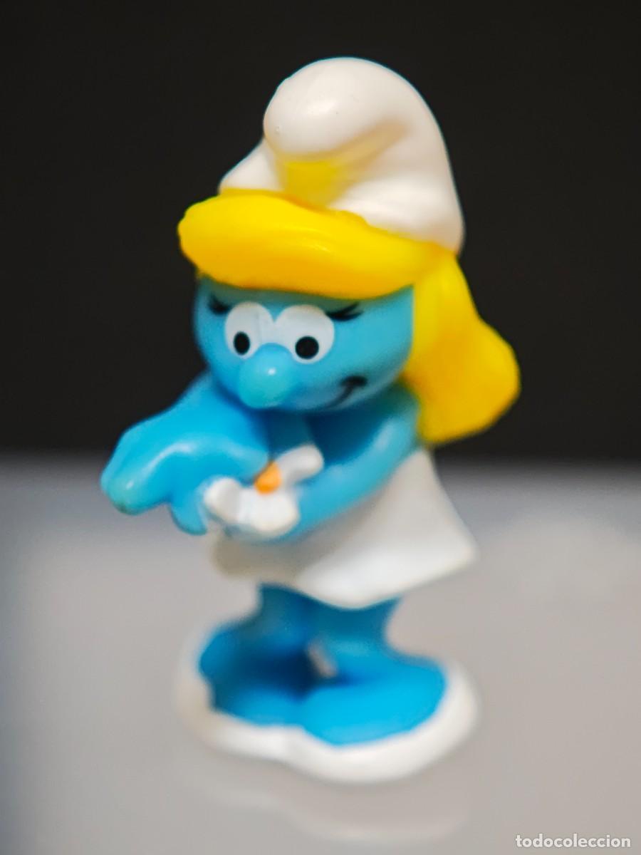 Figuras de Goma Kinder: FIGURA KINDER PITUFO PITUFA MARGARITA