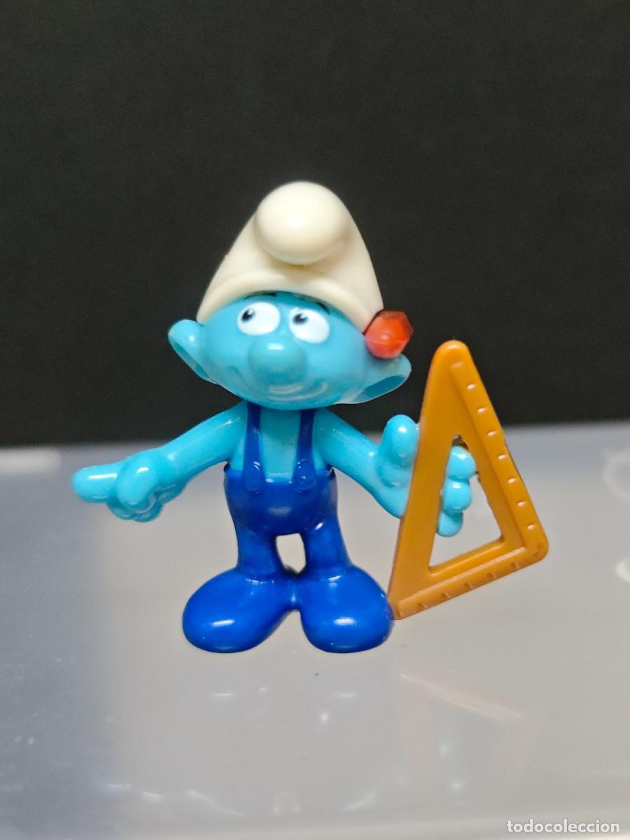 Figuras de Goma Kinder: FIGURA KINDER PITUFO REGLA