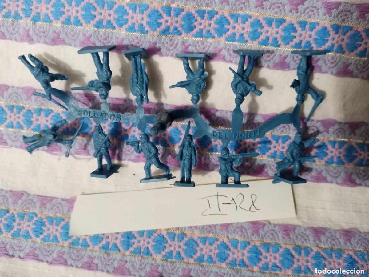 Figuras de Goma y PVC: MONTAPLEX COLADA YANQUIS azul claro N 128