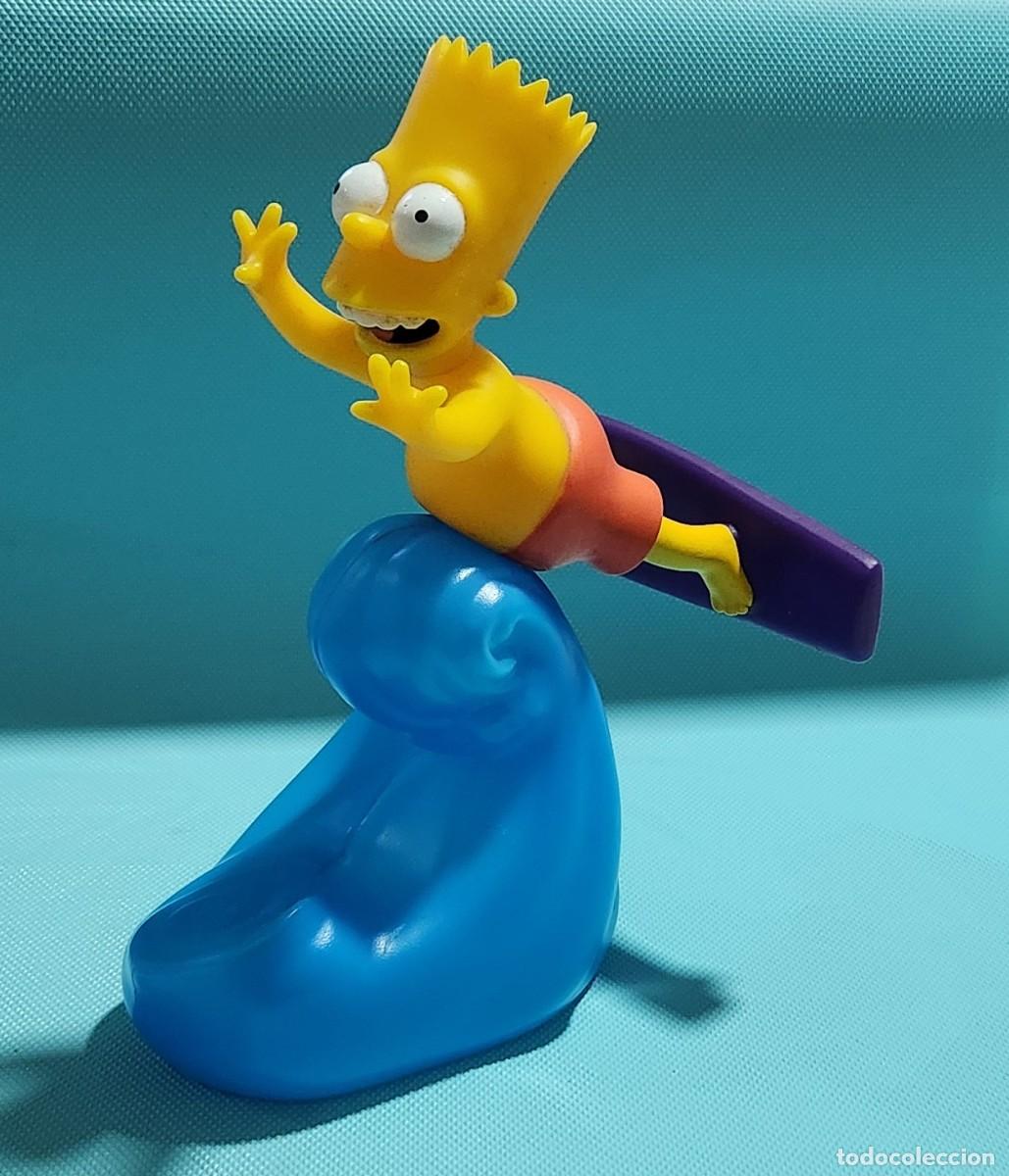 Figuras de Goma y PVC: BART SIMPSONS - antigua figura - botella pl&aacute;stica de colonia