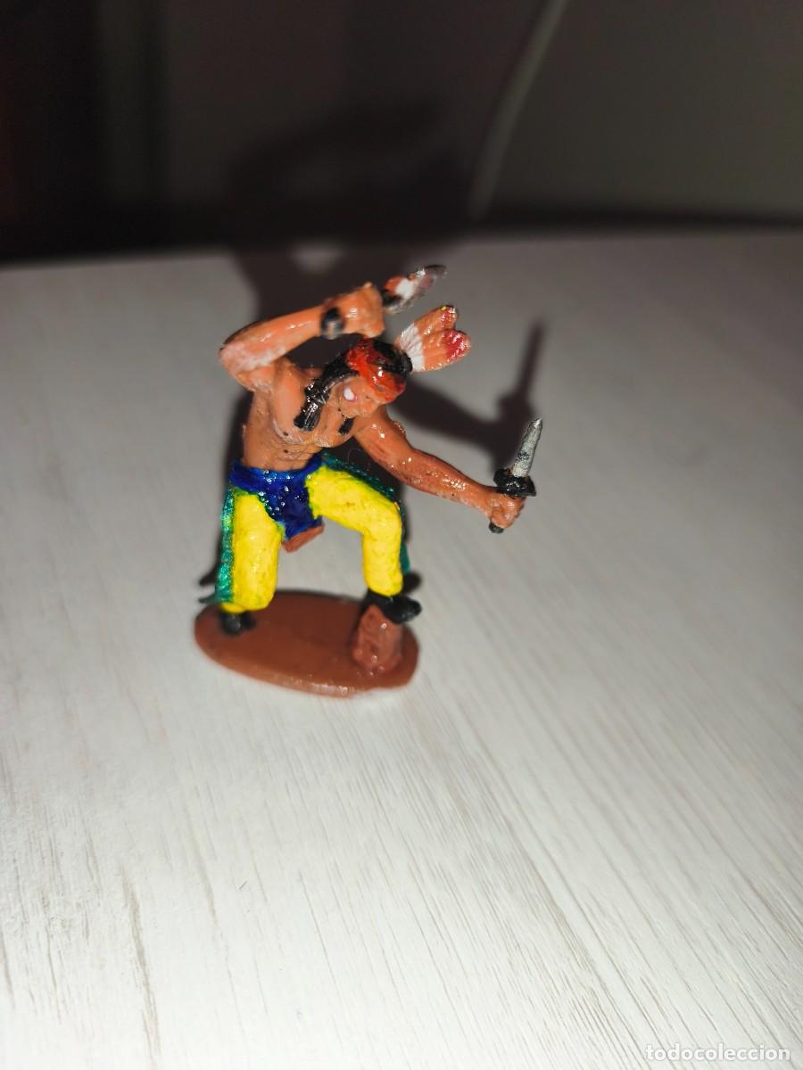Figuras de Goma y PVC: mu&ntilde;ecos indios y vaqueros