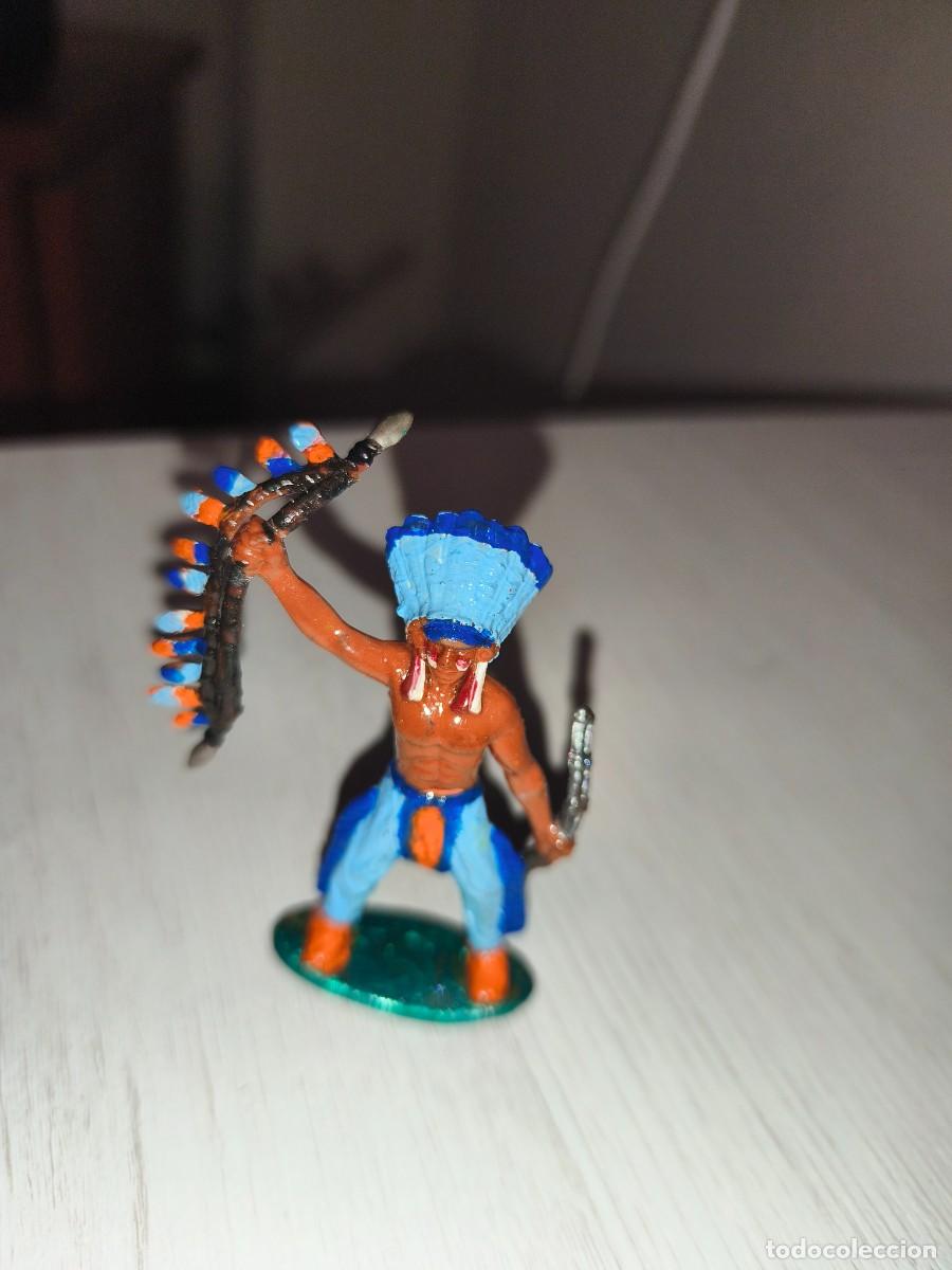 Figuras de Goma y PVC: mu&ntilde;ecos indios y vaqueros