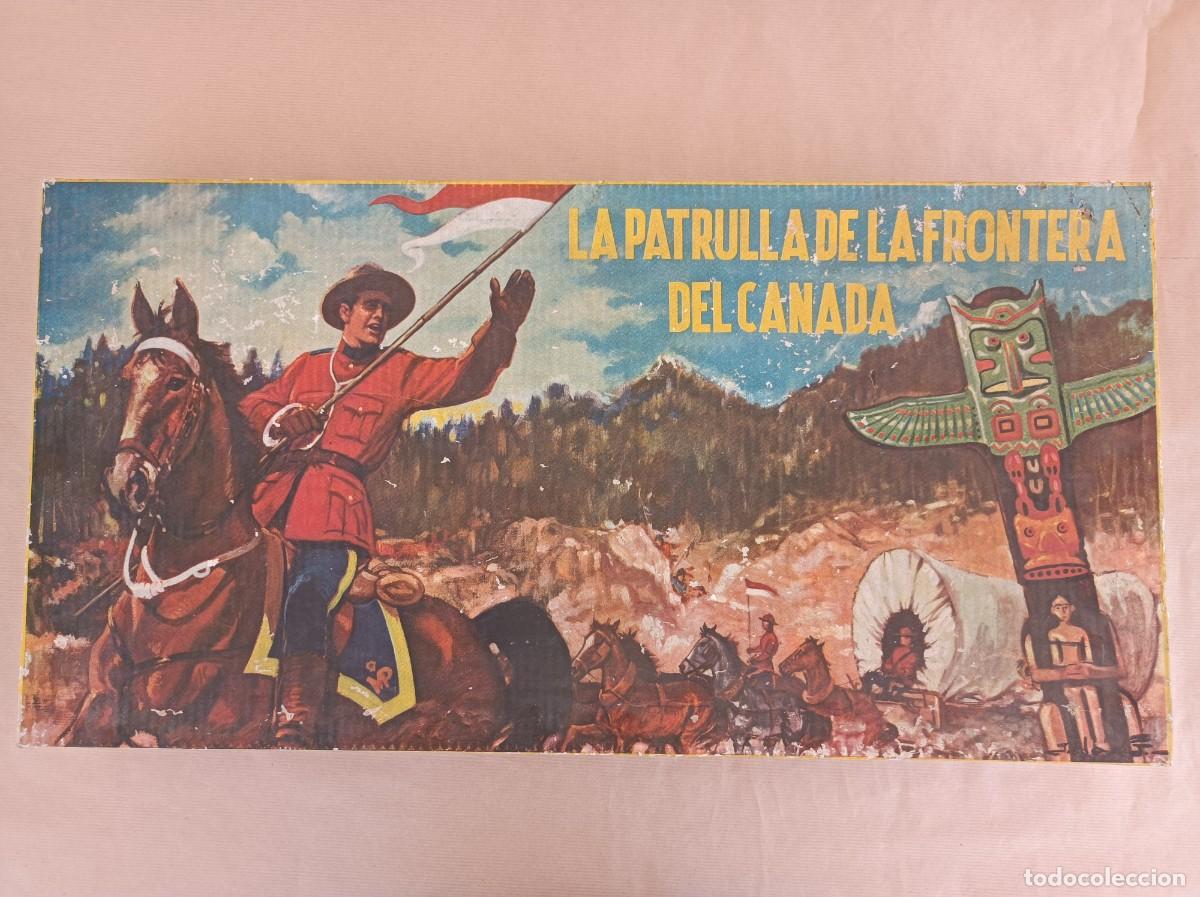 Figuras de Goma y PVC: CAJA REAMSA LA PATRULLA DE LA FRONTERA DEL CANAD&Aacute; POLIC&Iacute;A MONTADA