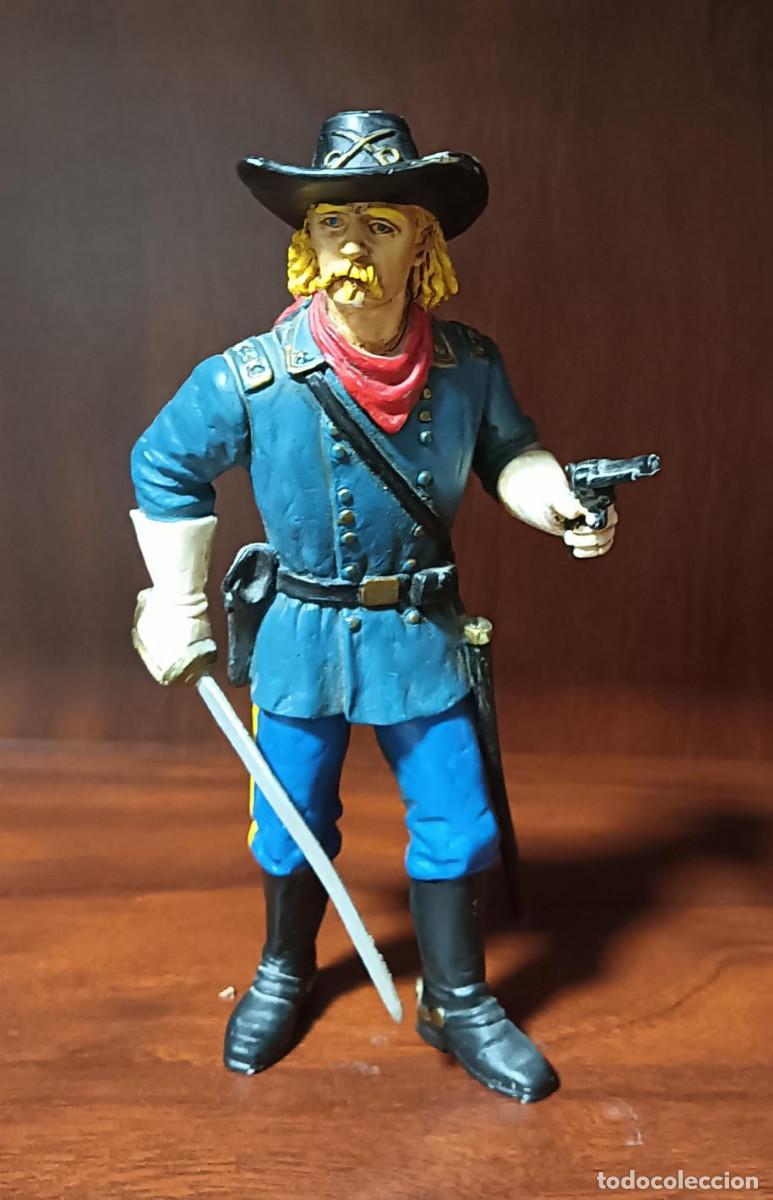 Figuras de Goma y PVC: FIGURA GENERAL CUSTER THE WILD WEST H&Eacute;ROES DEL OESTE COMANSI