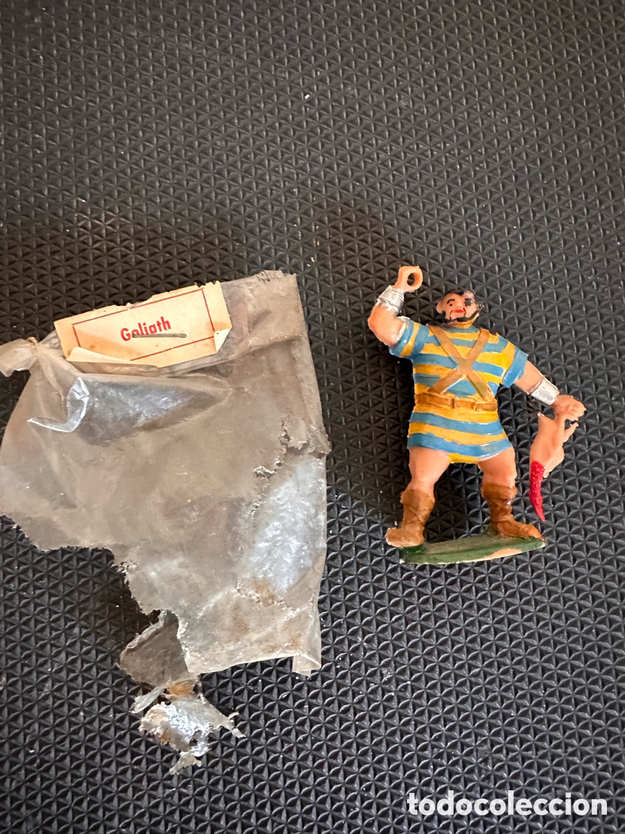 Figuras de Goma y PVC: FIGURA GOLIATH. ESTEREOPLAST. SERIE CAPIT&Aacute;N TRUENO. DE JUGUETER&Iacute;A.