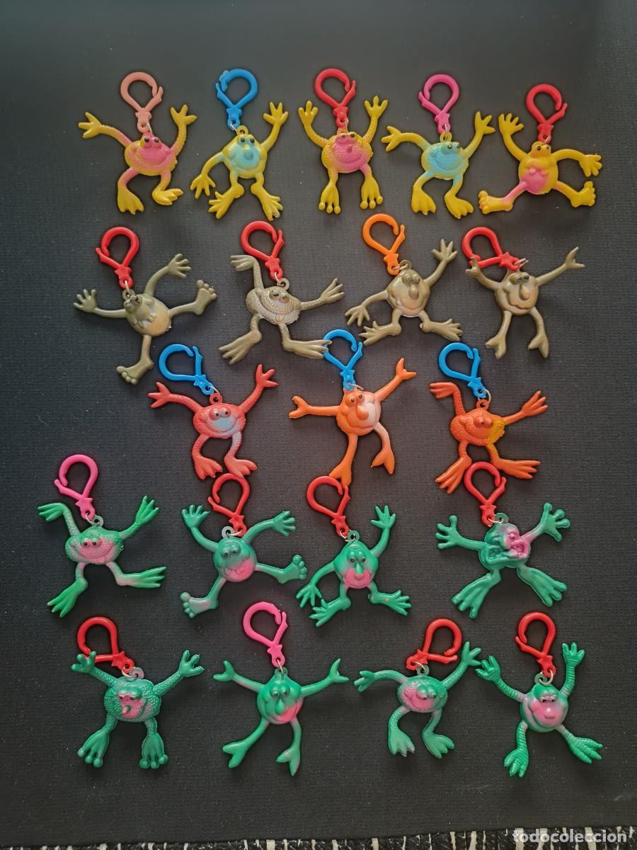 Figuras de Goma y PVC: Rareza coleccionistas ! Lote 20 mu&ntilde;ecos Llaveros vintage a&ntilde;os 70 80 mu&ntilde;ecos monstruos terror