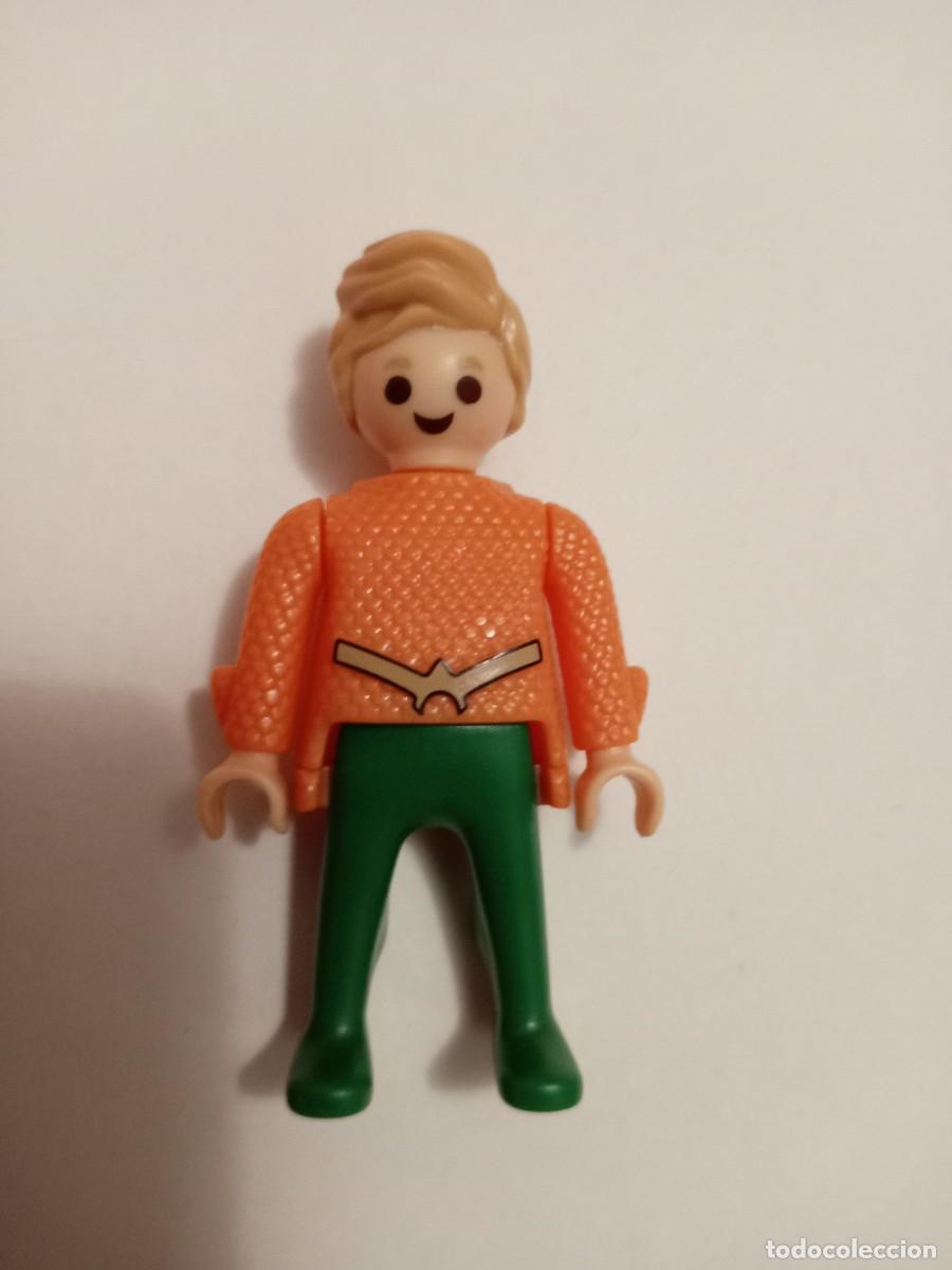 Figuras de Goma Kinder: KINDER figura Playmobil DC_Aquaman