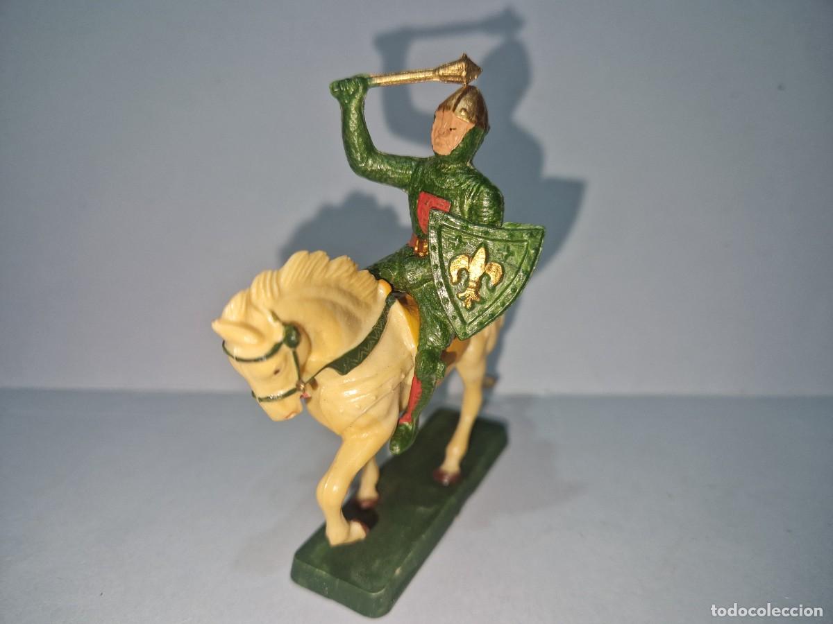 Figuras de Goma y PVC: ANTIGUA FIGURA CABALLERO MEDIEVAL CON CABALLO
