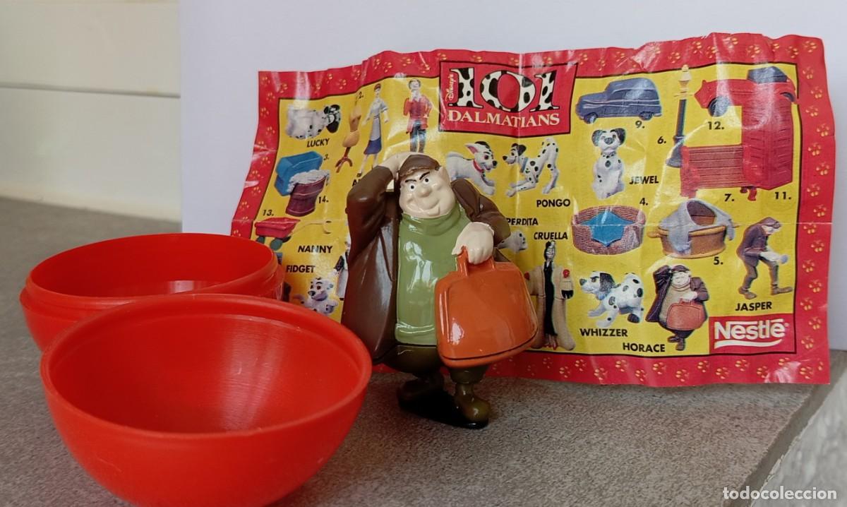Figuras de Goma y PVC: Figura CON GU&Iacute;A Y ENVOLTORIO, HORACE 101 D&Aacute;LMATAS. DISNEY. NESTLE 1997.