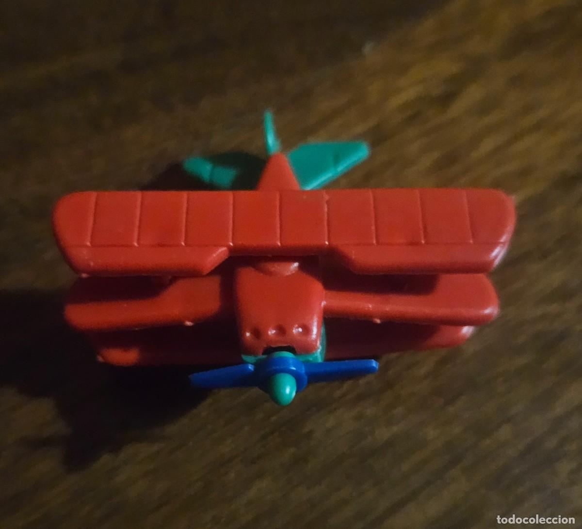 Gummi- und PVC-Figuren: Pilen - Avi&oacute;n Fokker avioneta triplano de pl&aacute;stico - desmontable