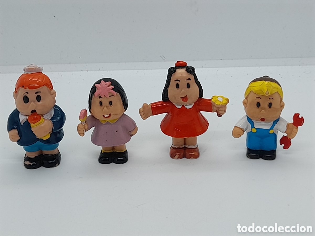 Figuras de Goma y PVC: ANTIGUO LOTE DE FIGURAS DE PVC, PERSONAJES DE LA PEQUE&Ntilde;A LULU.