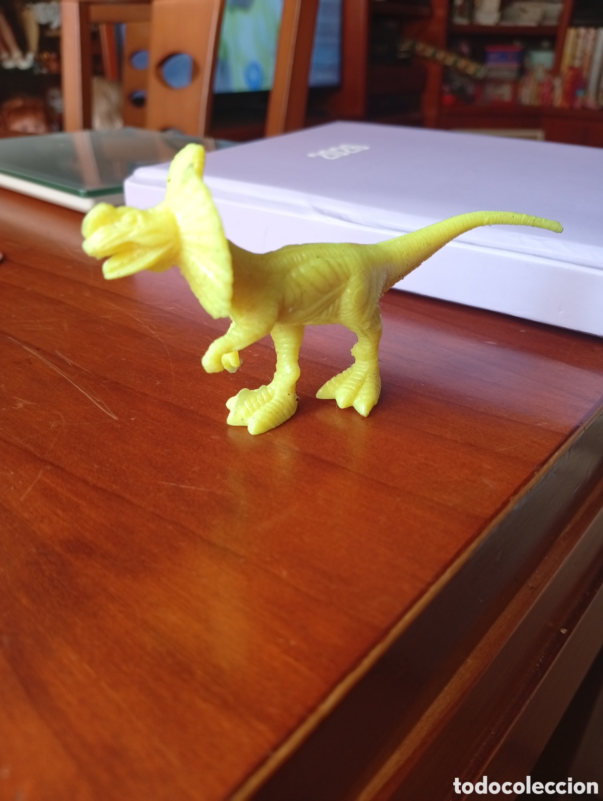 Gummi- und PVC-Figuren: MU&Ntilde;ECO FIGURA DUNKIN CROPAN PASTELITOS PROMOCIONAL CEREALES DINOSAURIO JURASSIC PARK YOLANDA 6CM