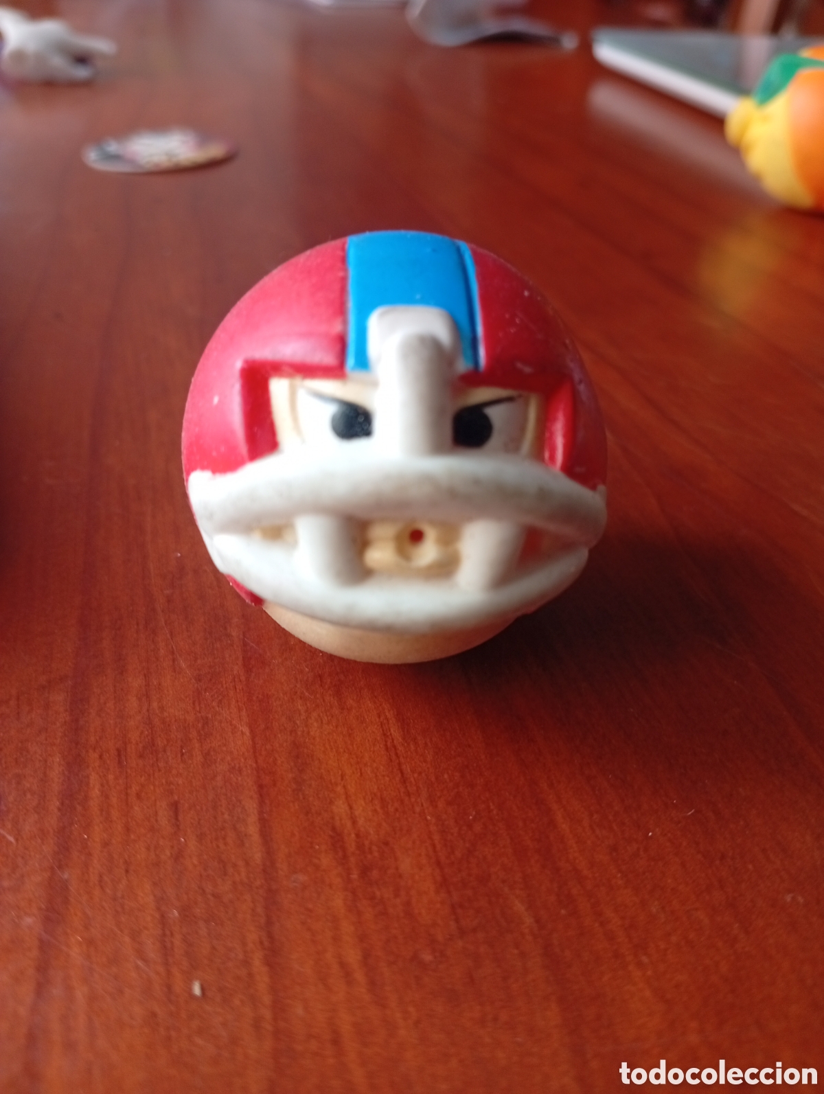 Figuras de Goma y PVC: FIGURA BOLA PELOTA DE GOMA LANZA AGUA PROMOCIONAL LEGALIA S.A. A&Ntilde;OS 80 - 90 TIPO MAD BALL BALLS 2