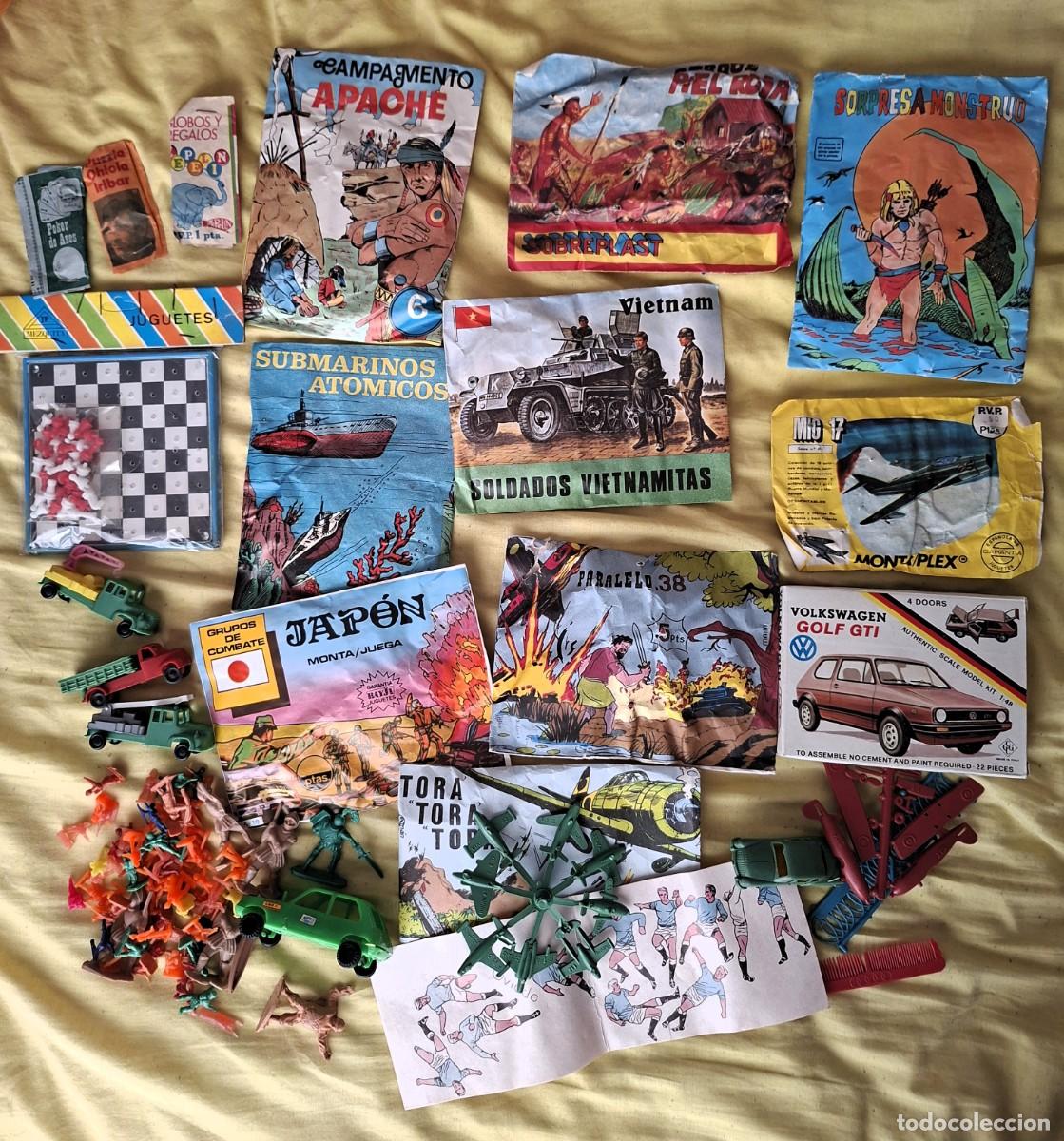 Figuras de Goma y PVC: LOTE DE QUIOSCO MONTAPLEX, LA ILUSION, ...