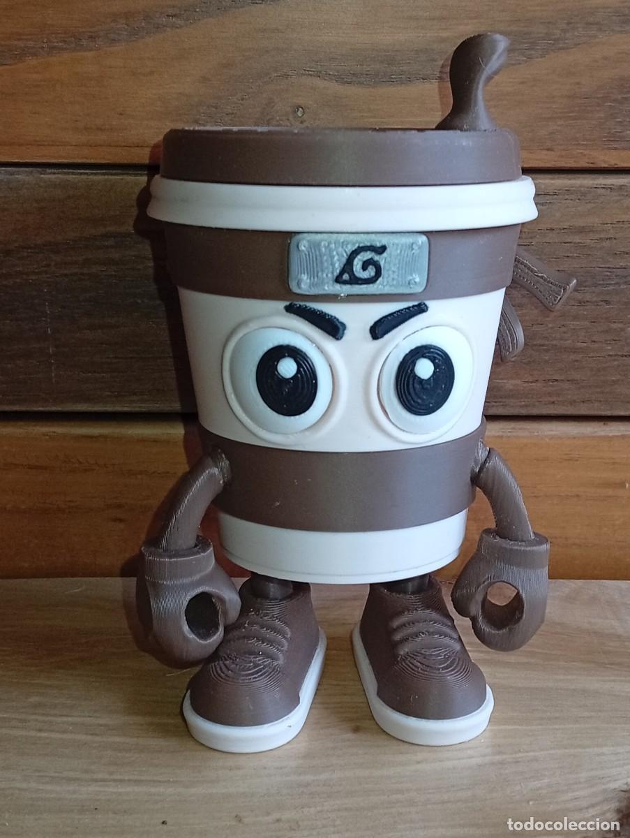 Figuras de Goma y PVC: Genial mu&ntilde;eco CAPUCHINO ASSASSINO Skifidol Italian Brainrot Universo psichedelico