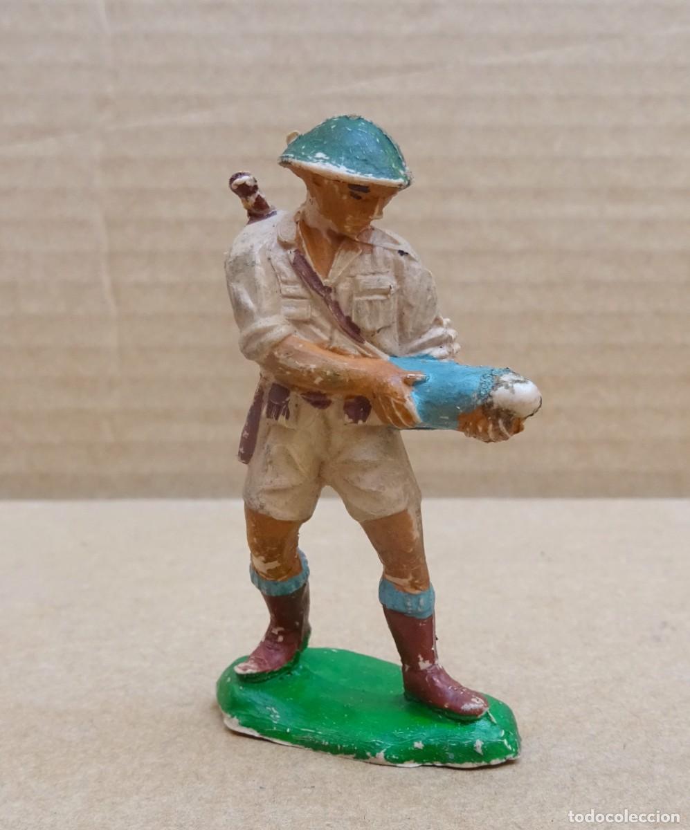 Figure di Gomma e PVC: PECH INGLES 8&ordm; ejercito ARTILLERO GOMA 1