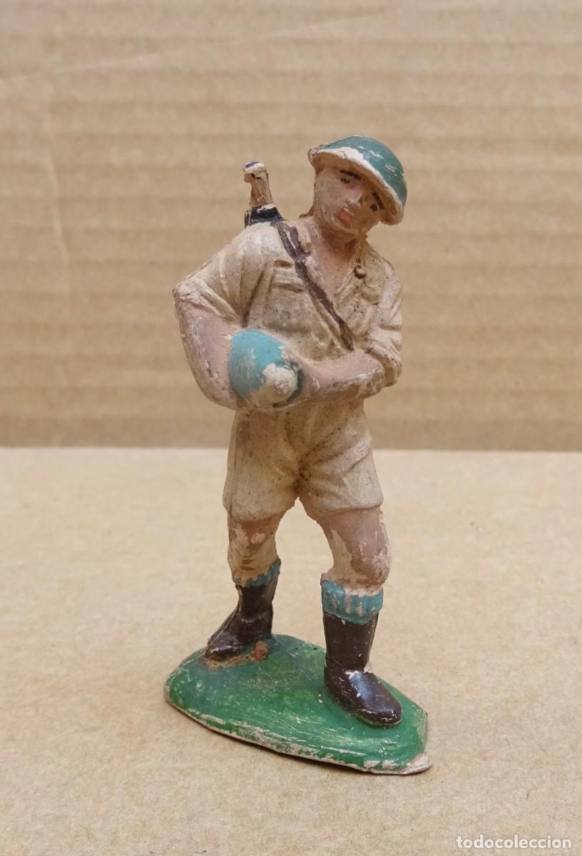 Figure di Gomma e PVC: PECH INGLES 8&ordm; ejercito ARTILLERO GOMA 2