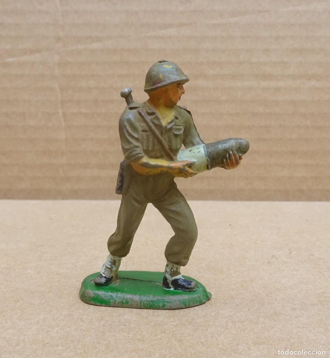 Figure di Gomma e PVC: PECH ARTILLERO MARINE AMERICANO GOMA