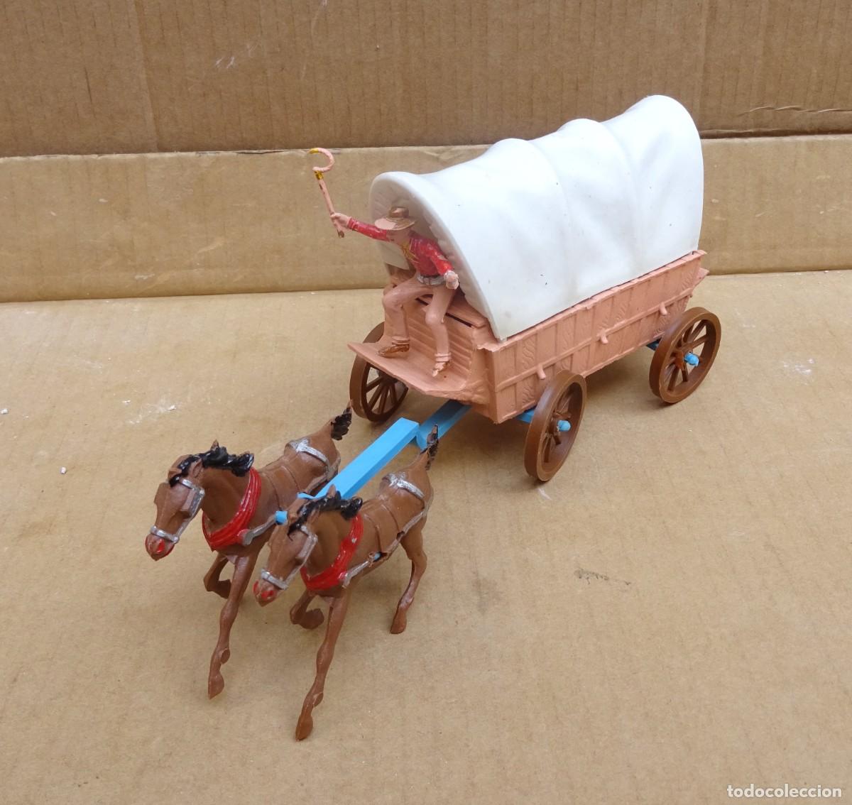 Figuras de Goma y PVC: COMANSI CARRETA ,CARAVANA DEL OESTE