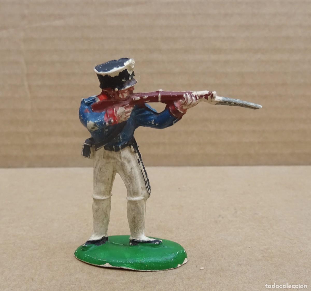 Gummi- und PVC-Figuren: LAFREDO GUERRAS NAPOLEONICAS PRUSIANO FIGURA EN GOMA 2