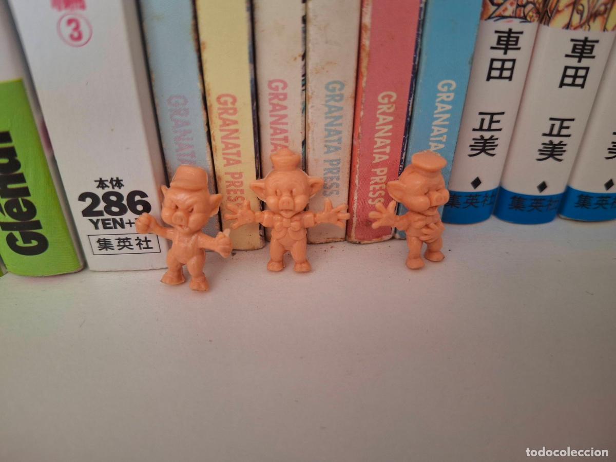 Figuras de Goma y PVC: KINDER MINIATURAS LOS TRES CERDITOS DISNEY