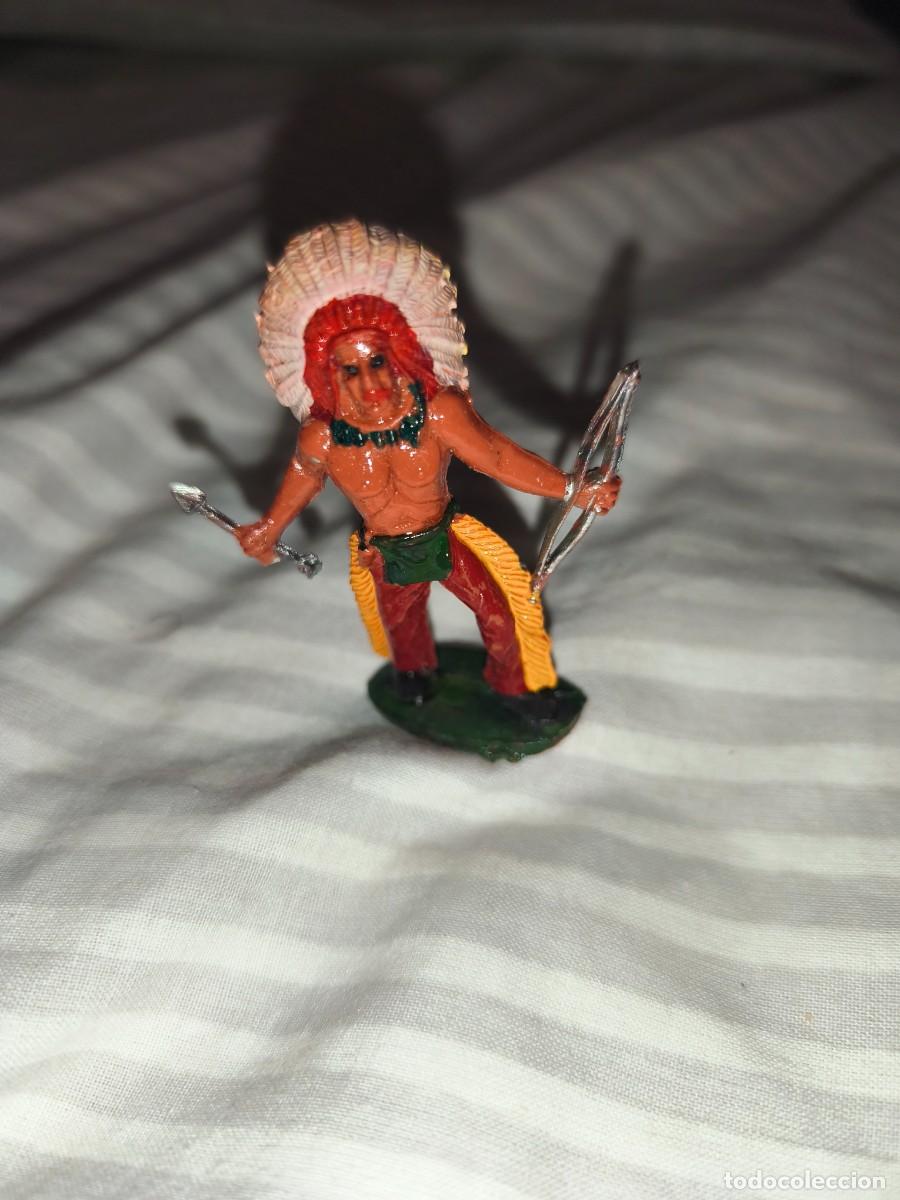 Figuras de Goma y PVC: mu&ntilde;ecos indios y vaqueros