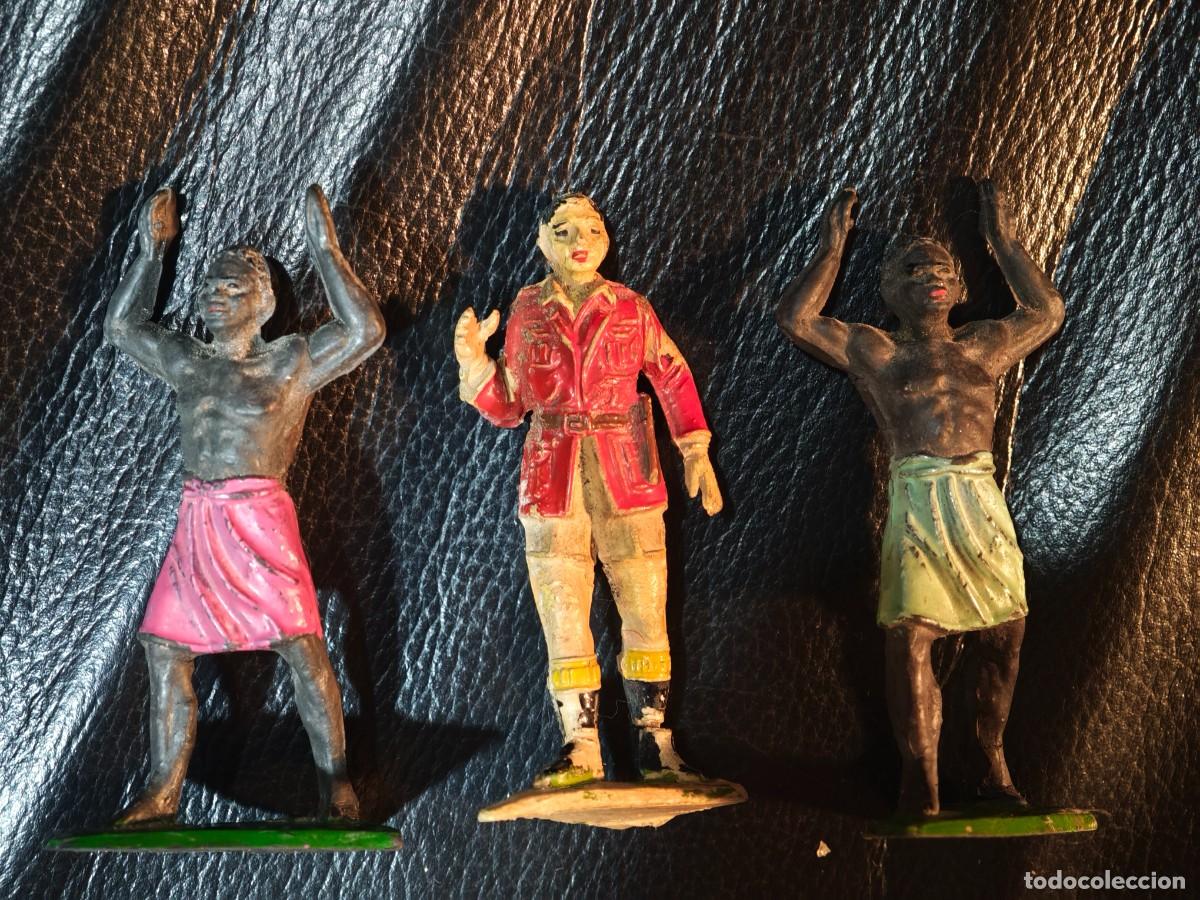 Rubber and PVC Figures: Jecsan safari 3 figuras explorador cazador